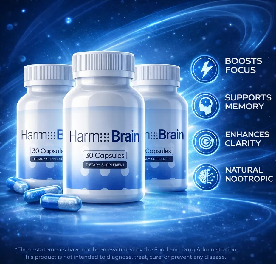 Harmo Brain Nootropic Supplement Bottle
